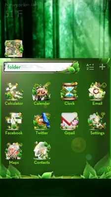 Forest GOLauncher EX Theme android App screenshot 1